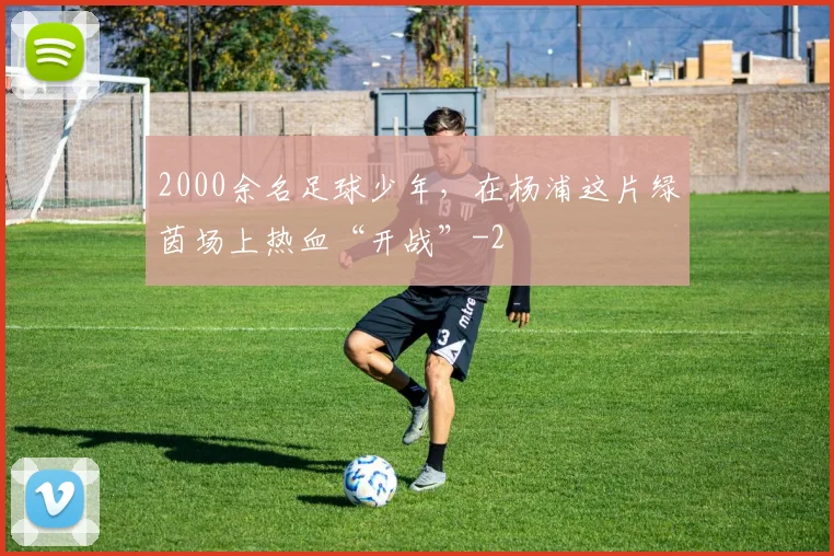 2000余名足球少年，在杨浦这片绿茵场上热血“开战”